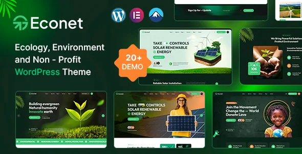 Econet - Ecology Environment & Nonprofit WordPress Theme featured image