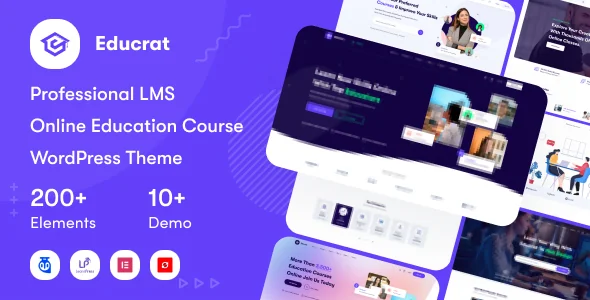 Educrat - Online Course Education WordPress Theme featured image