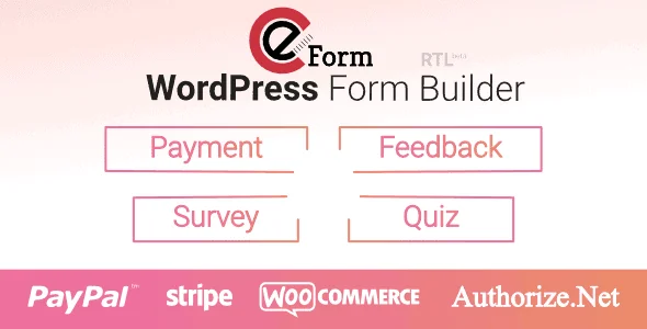 Eform – Wordpress Form Builder (addons included) featured image