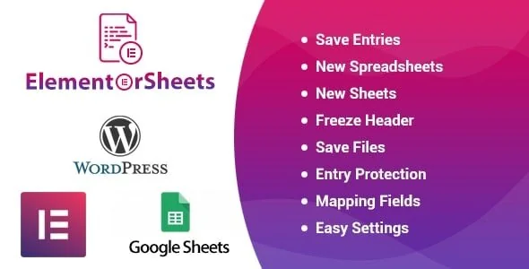 Elementor Pro Form Google Spreadsheet Addon featured image