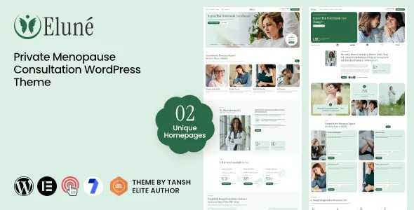 Elune - Private Menopause Consultation & Midlife Wellness WordPress Theme featured image