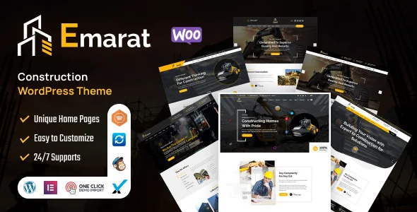 Emarat - Construction WordPress Theme featured image