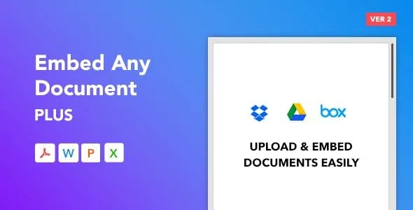 Embed Any Document Plus - WordPress Plugin featured image