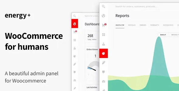 Energy+ A beautiful admin panel for WooCommerce featured image