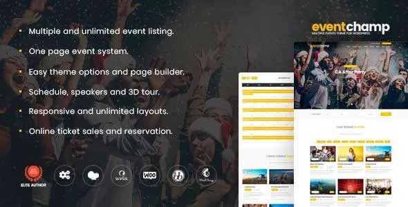 Event Champ – Multiple Events & Conference WordPress Theme featured image