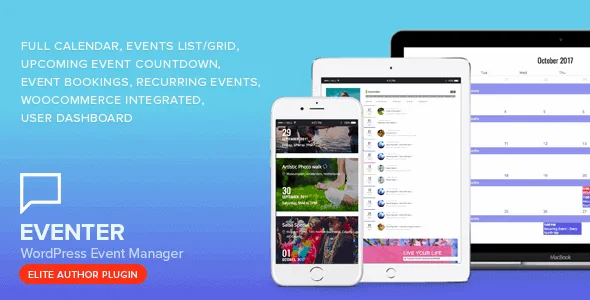 Eventer - WordPress Event & Booking Manager Plugin featured image