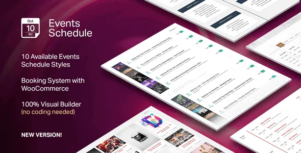 Events Schedule – Wordpress Plugin featured image