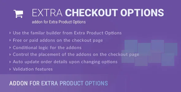 Extra Checkout Options - addon for Extra Product Options plugin featured image