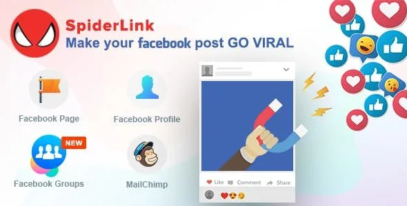 Facebook SpiderLink - Make Your Facebook Post GO VIRAL featured image