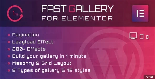 Fast Gallery for Elementor featured image