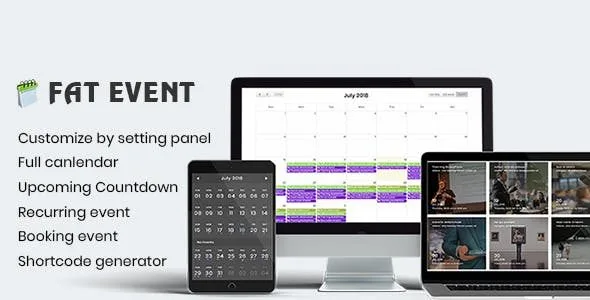FAT Event - WordPress Event and Calendar Booking featured image