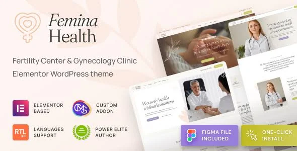 Femina Health - Women's Health & Fertility Clinic Medical WordPress Theme featured image