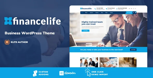 FinanceLife - Business WordPress Theme featured image