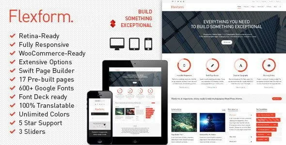 Flexform – Retina Responsive Multi-Purpose Theme featured image