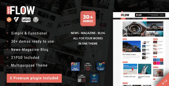 Flow News – Magazine And Blog Wordpress Theme featured image