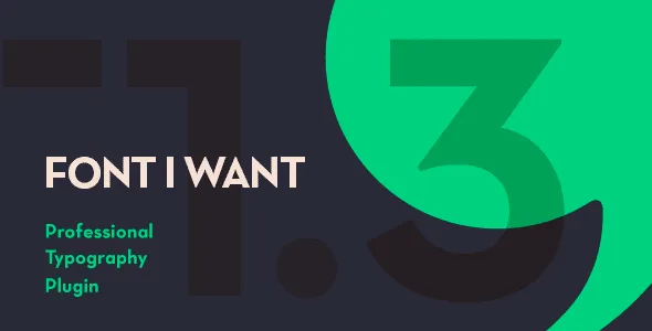 Font I Want – Font Management & Typography Wordpress Plugin featured image