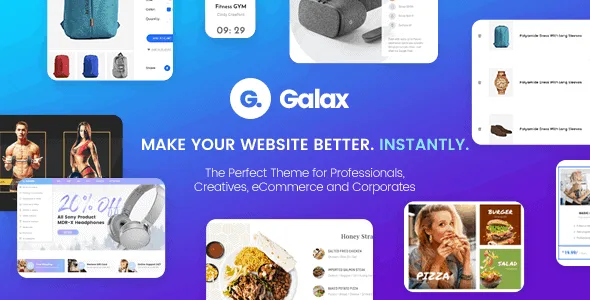 Galax - Creative eCommerce Multi-Purpose WordPress Theme featured image