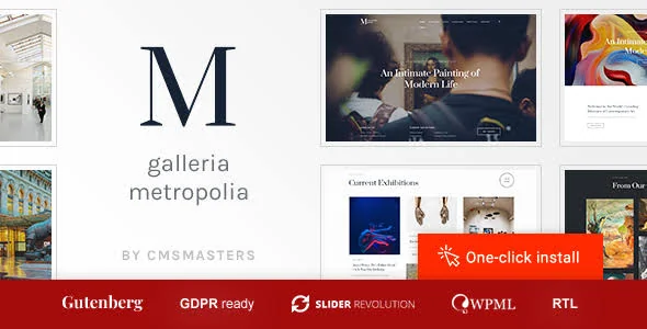 Galleria Metropolia - Art Museum & Exhibition Gallery Theme featured image
