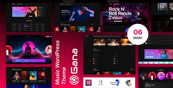 Gana - Music and Event WordPress Theme featured image