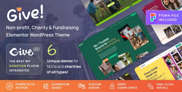 Give - NGO & Charity WordPress Theme featured image