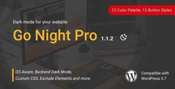 Go Night Pro | Dark Mode / Night Mode WordPress Plugin featured image
