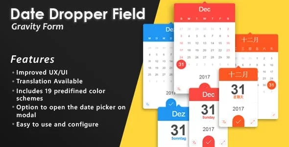 Gravity Forms Date Dropper Field featured image