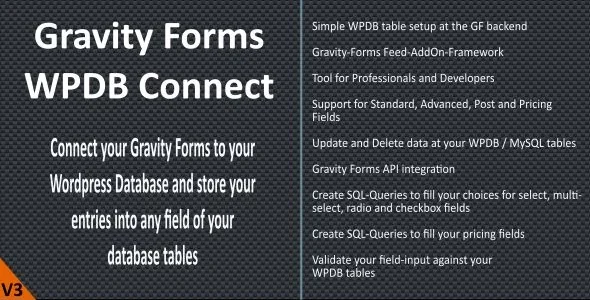 Gravity Forms - WPDB / MySQL Connect featured image