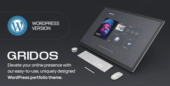 Gridos - Creative Personal Portfolio WordPress Theme featured image