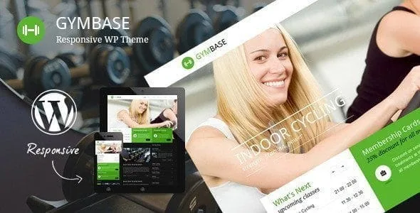 Gymbase - Responsive Gym Fitness Wordpress Theme featured image
