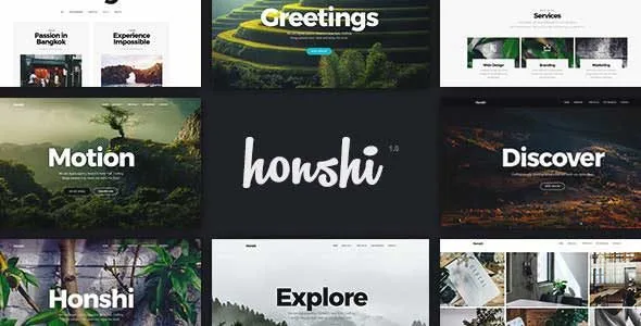 Honshi – Creative Multi Purpose Wordpress Theme featured image