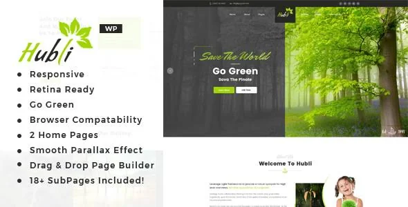 Hubli - Environment WordPress Theme featured image