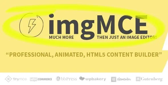 imgMCE - Professional, Animated Image Editor & HTML5 content builder featured image
