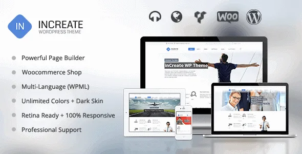Increate – Responsive Multipurpose Wordpress Theme featured image