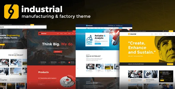 Industrial – Industry & Factory Wordpress Theme featured image
