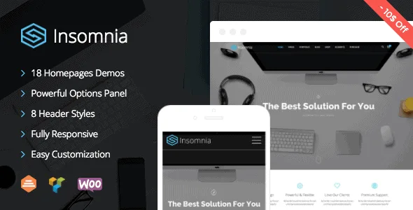 Insomnia - Beautiful and Modern Creative WordPress Theme featured image