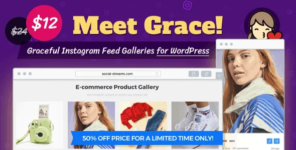 Instagram Feed Gallery — Grace for WordPress featured image