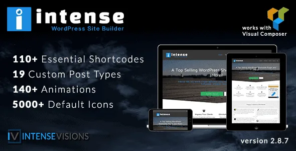 Intense – Shortcodes And Site Builder For Wordpress featured image