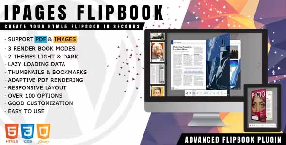 iPages Flipbook For WordPress featured image