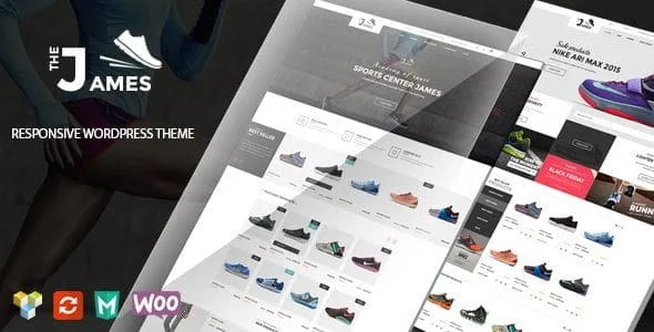 James - Responsive WooCommerce Shoes Theme featured image