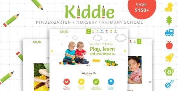 Kiddie - Kindergarten WordPress Theme featured image