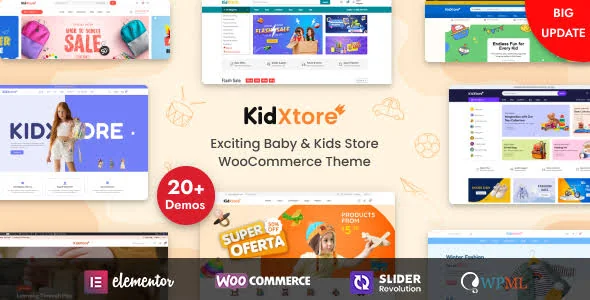 KidXtore - Kids Clothing and Toys Store WordPress Theme featured image