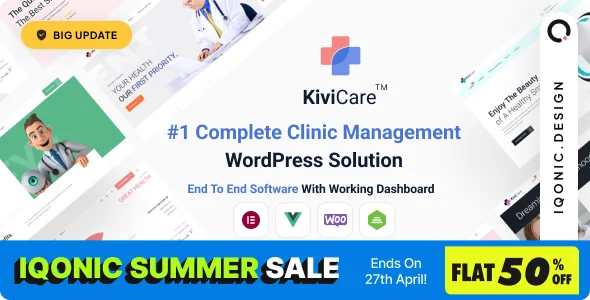 KiviCare - Medical & Health WordPress Theme for Clinics featured image