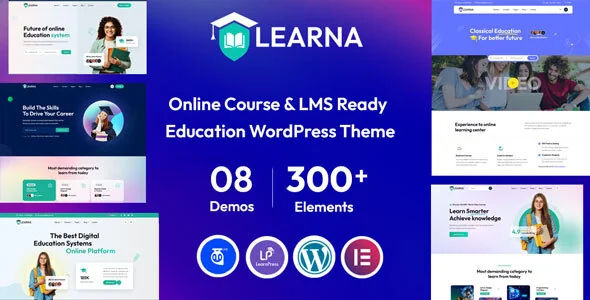 Learna - Education & Online Course WordPress Theme featured image