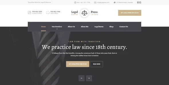 Legalpress – Wordpress Theme For Attorneys, Lawyers Or Law Firms featured image