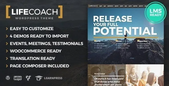 Life Coach Wordpress Theme featured image