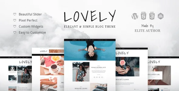 Lovely – Elegant & Simple Blog Theme featured image