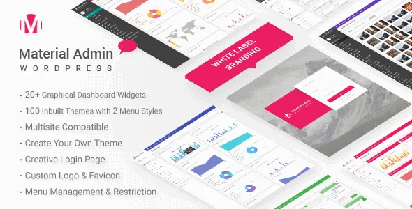 Material – White Label Wordpress Admin Theme featured image