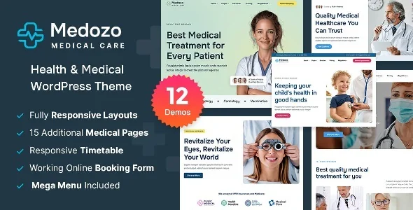 Medozo - Medical Premium WordPress Theme featured image