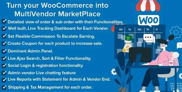 Mercado Pro - Turn your WooCommerce into Multi Vendor Marketplace featured image