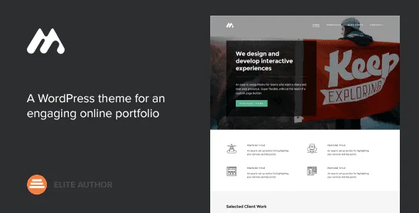 Meth – A Minimal One Page Portfolio Theme featured image